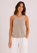 Top smanicato Donna Calliope