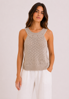 Top smanicato Donna Calliope