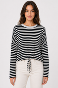Maglia rigata con laccetto Extasy