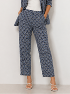Pantalone s. geom tondi blu Luckylu