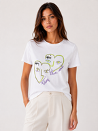 T-shirt con stampo cuore Extasy