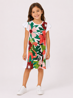 Vestito maniche alette Boboli