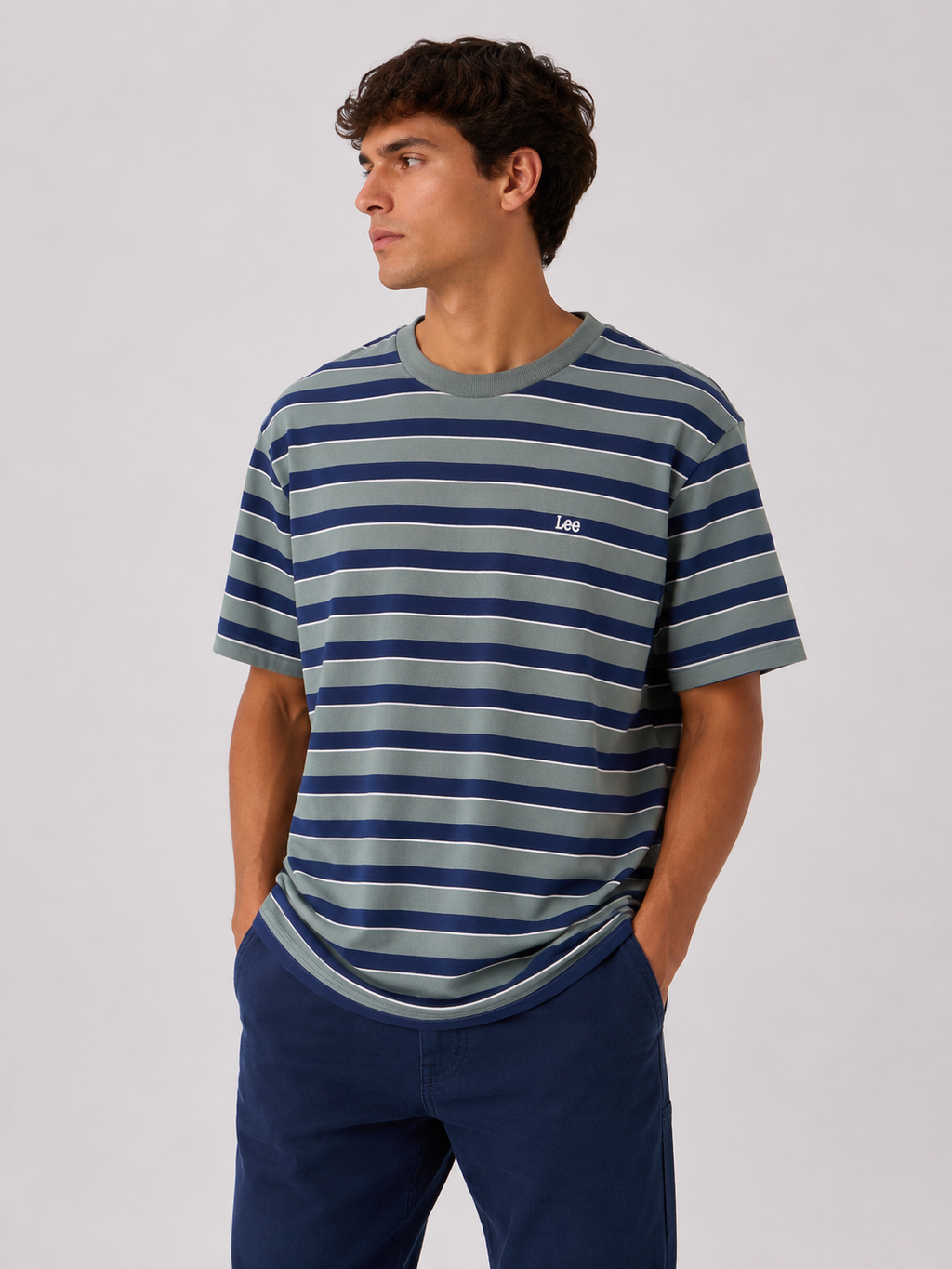 T-shirt a righe Lee