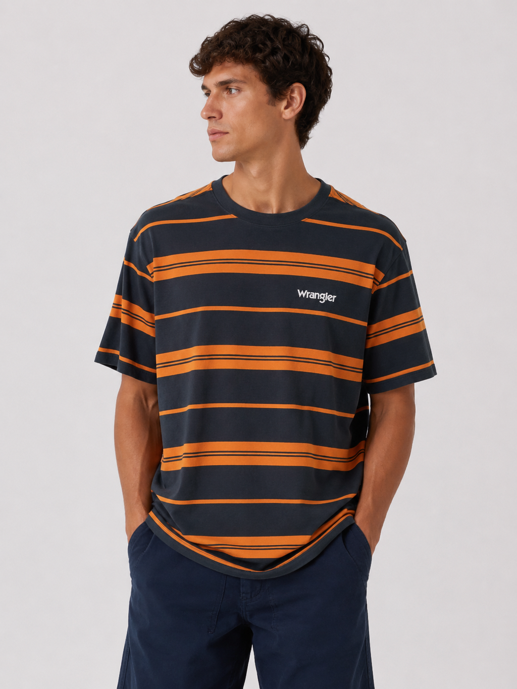 T-shirt a righe Wrangler
