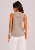 Top smanicato Donna Calliope