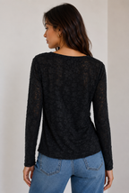 Maglia girocollo floreale Extasy