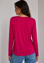 Maglia scollo punta incrociata Extasy