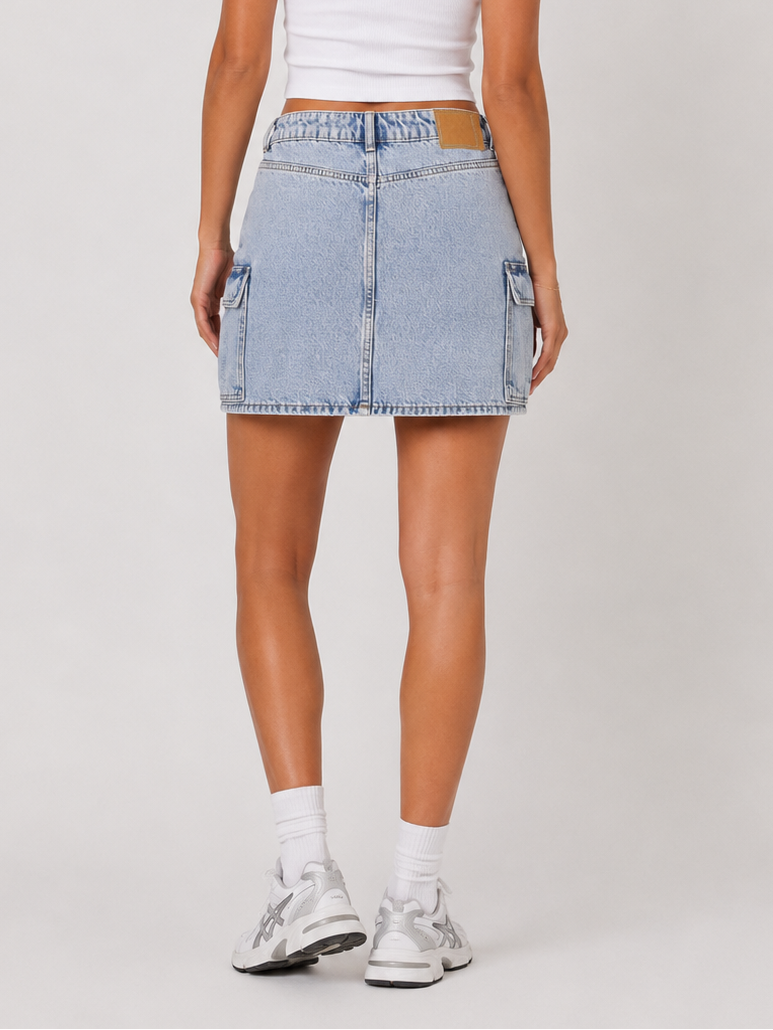 Gonna in denim cargo Jjxx