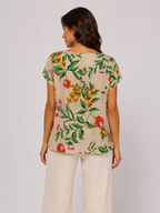 Smanicato maniche alette floreale Extasy