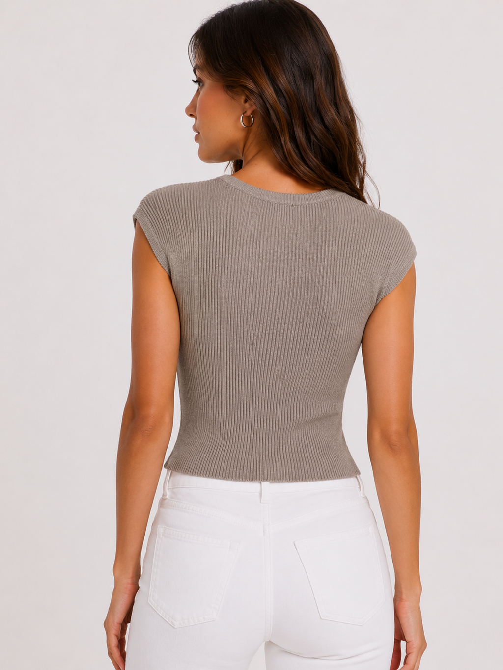 Top con bottoni sulle spalle Vicolo