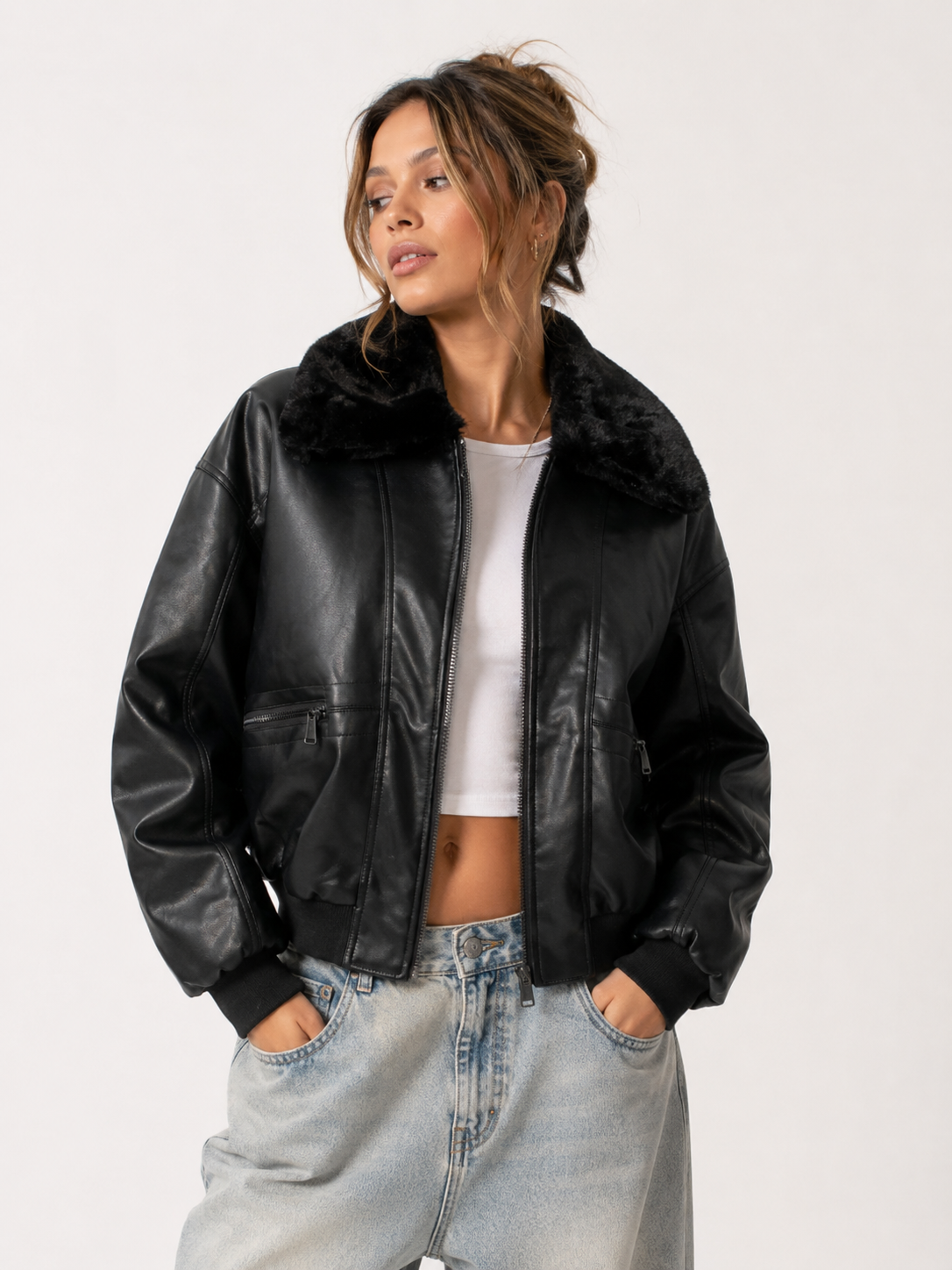 Bomber ecopelle C&A