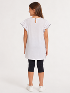 Vestito maniche alette Boboli