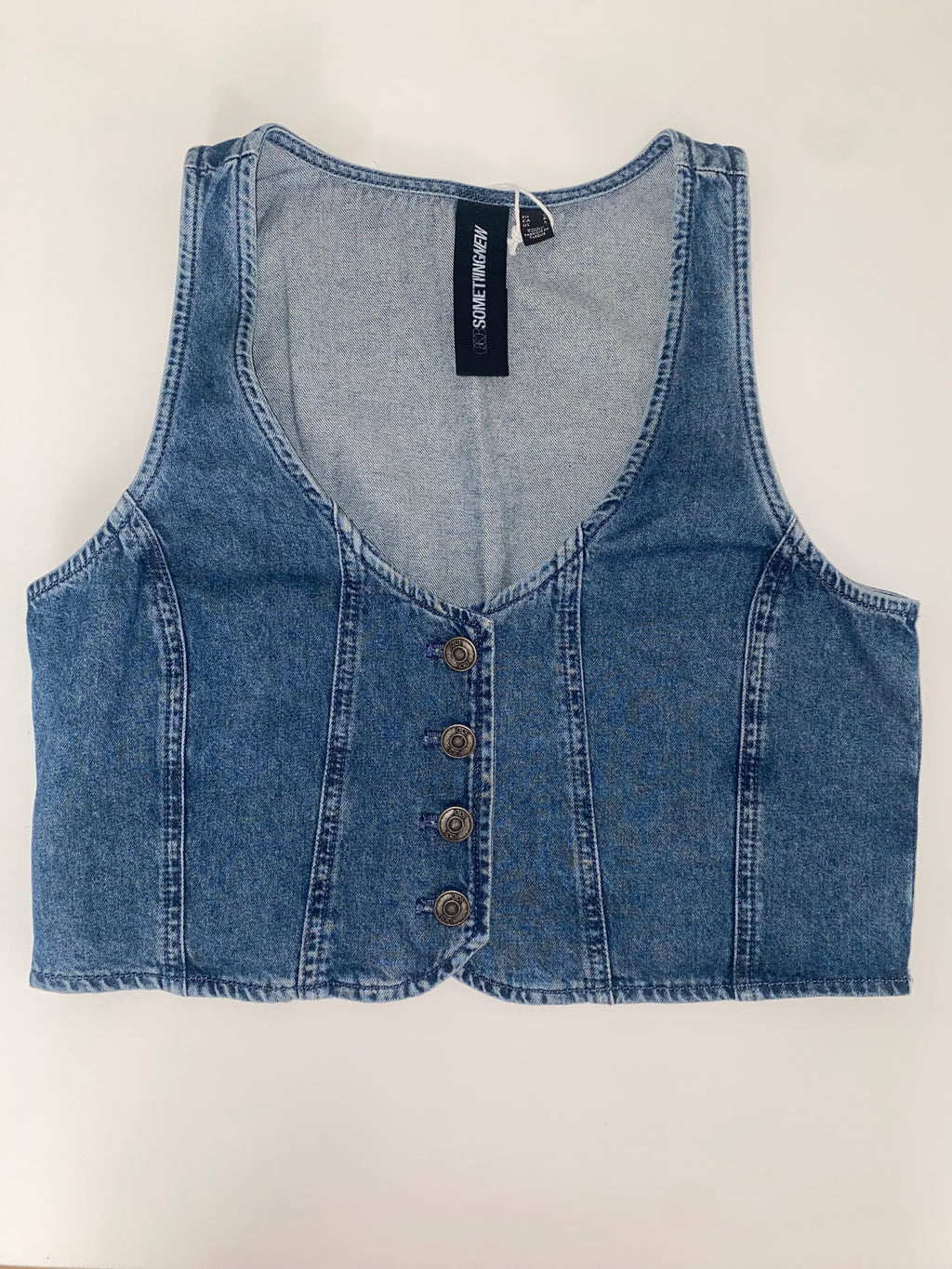 Top in denim - SomethingNew