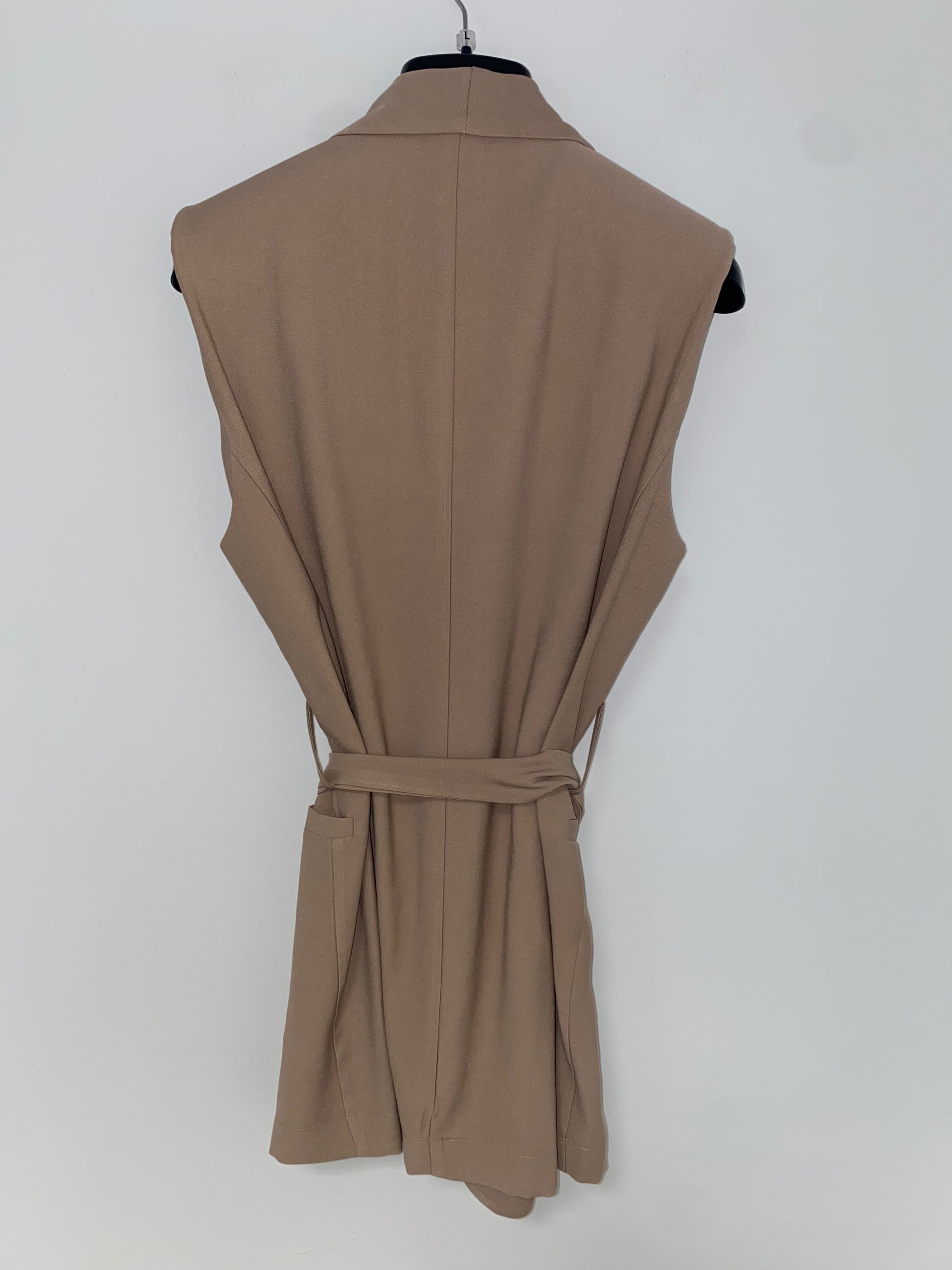 Giacca smanicata con cintura - Extasy