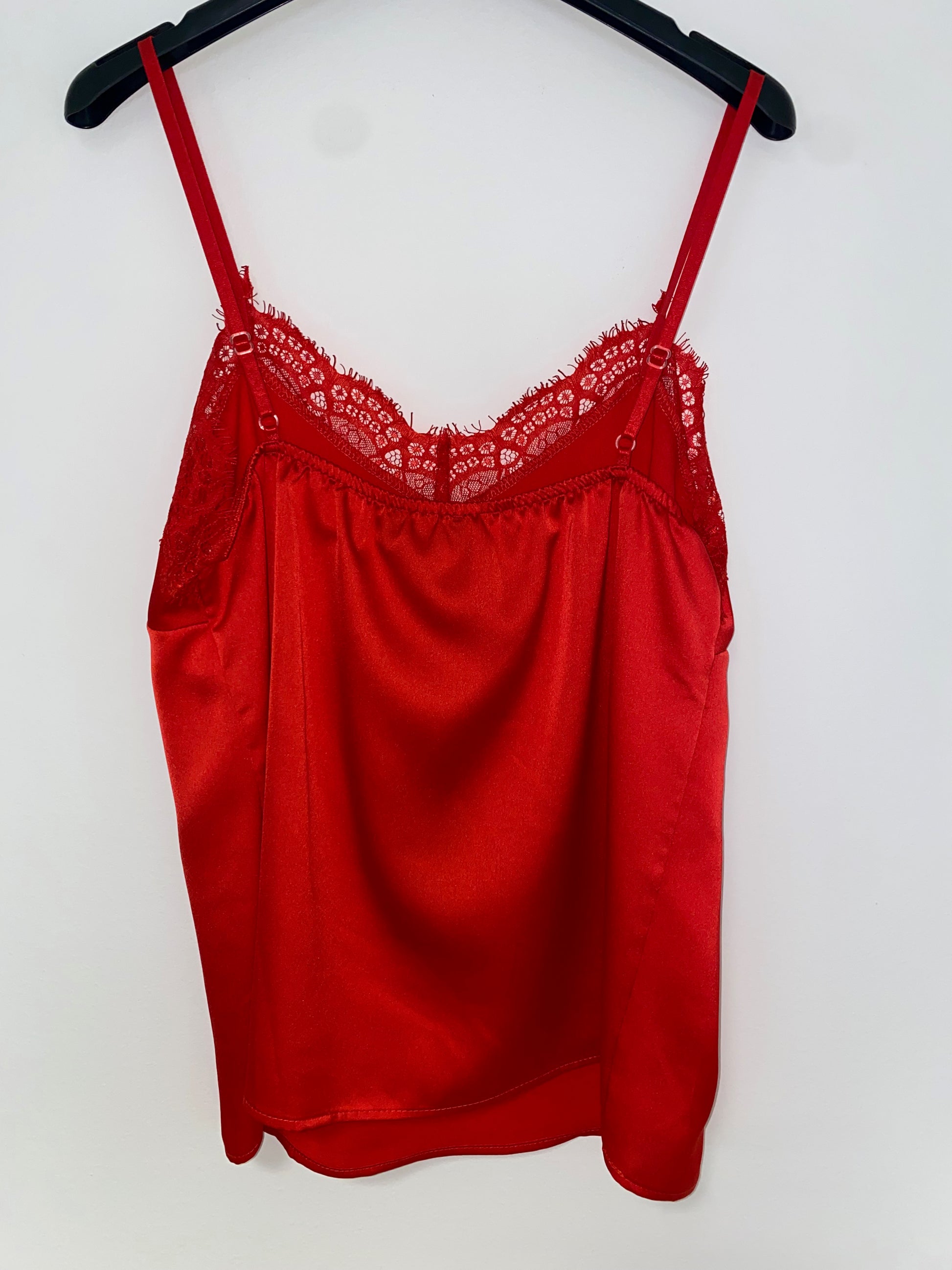 Top raso unito c. merletto - Extasy