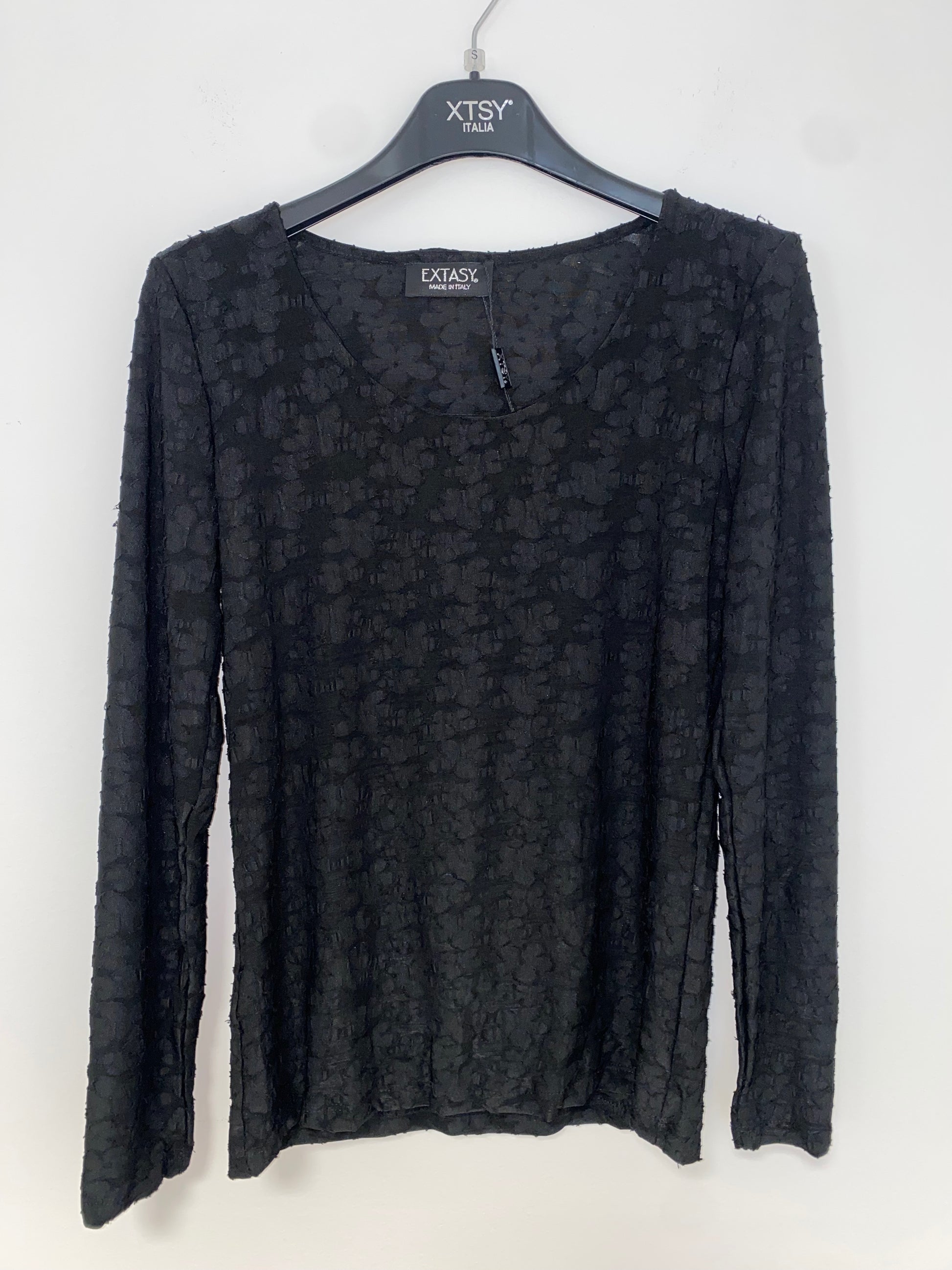 Maglia girocollo floreale - Extasy