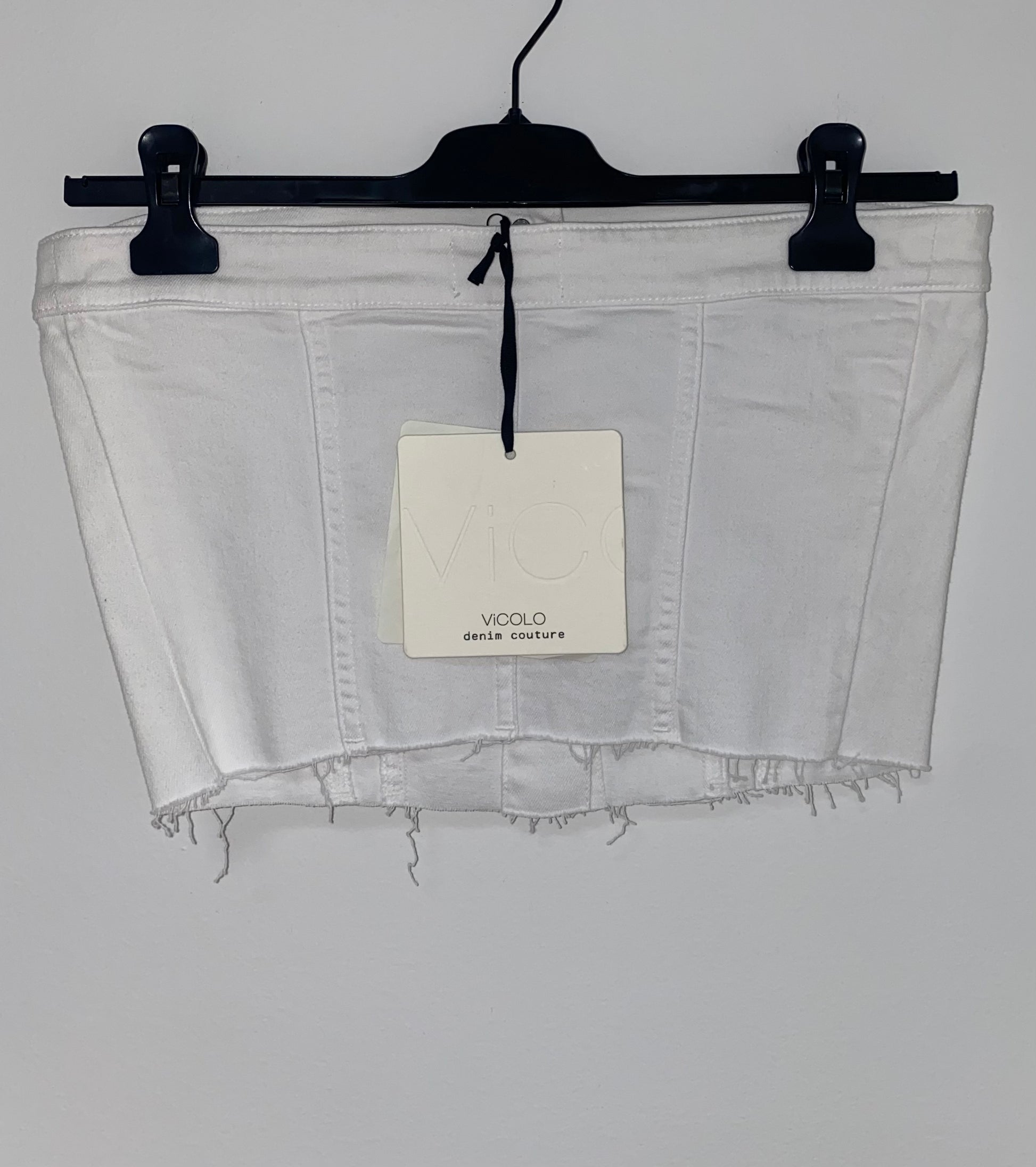 Top in denim con bottoni avanti - Vicolo