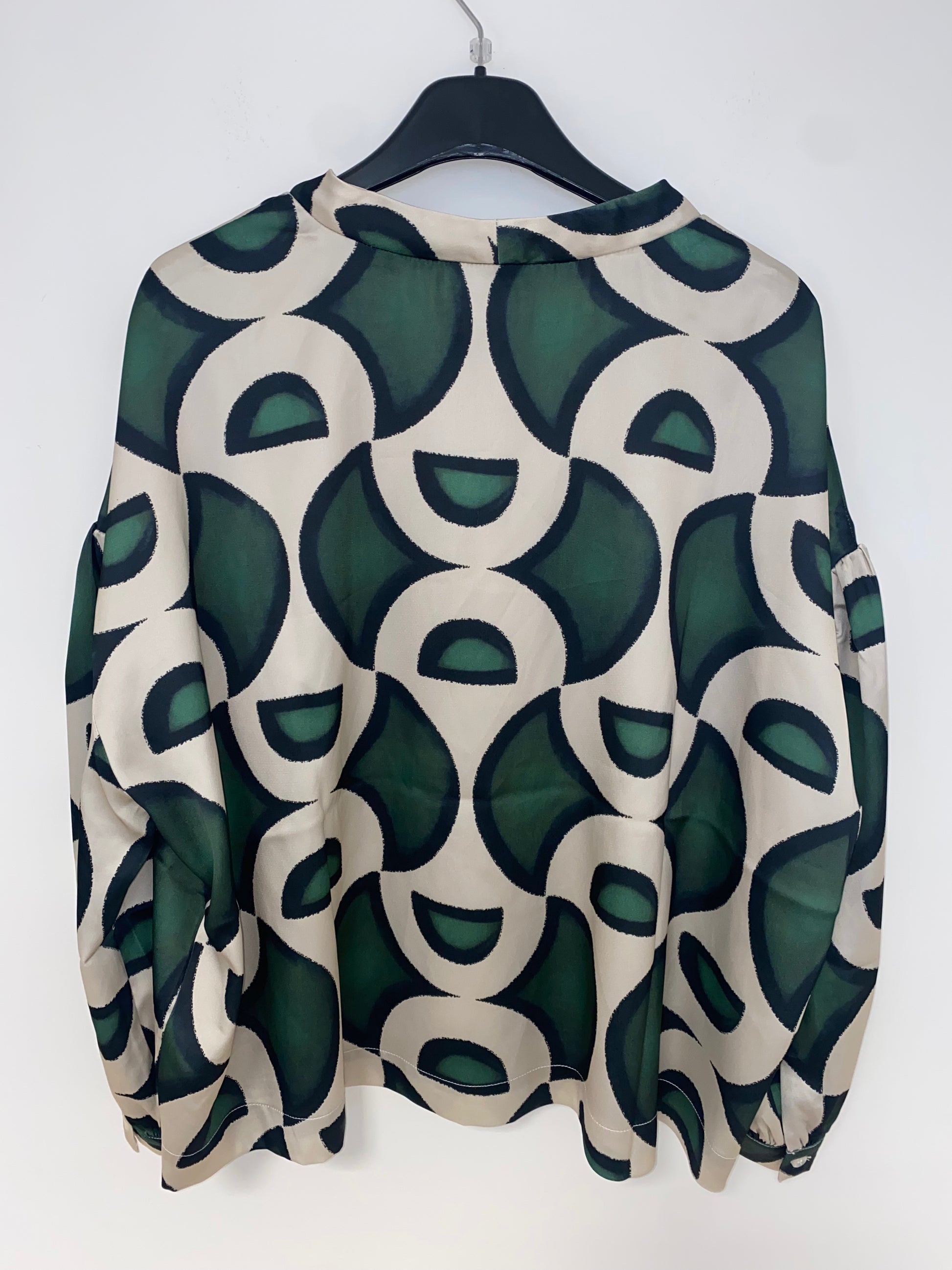 Camicetta fantasia verde - Anonyme