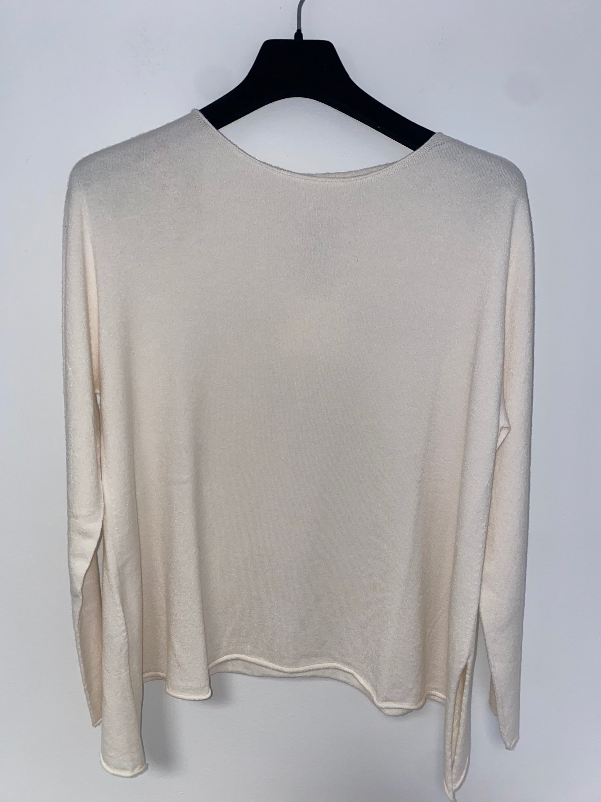 Maglia bianca spacchi sui fianchi - Vicolo
