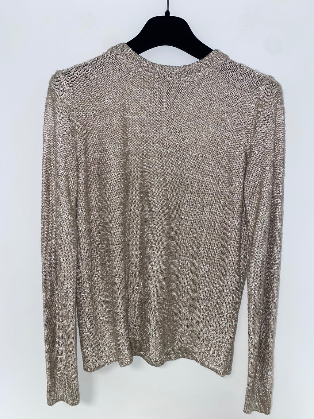 Maglia con scollo aperto e paillettes - Vila