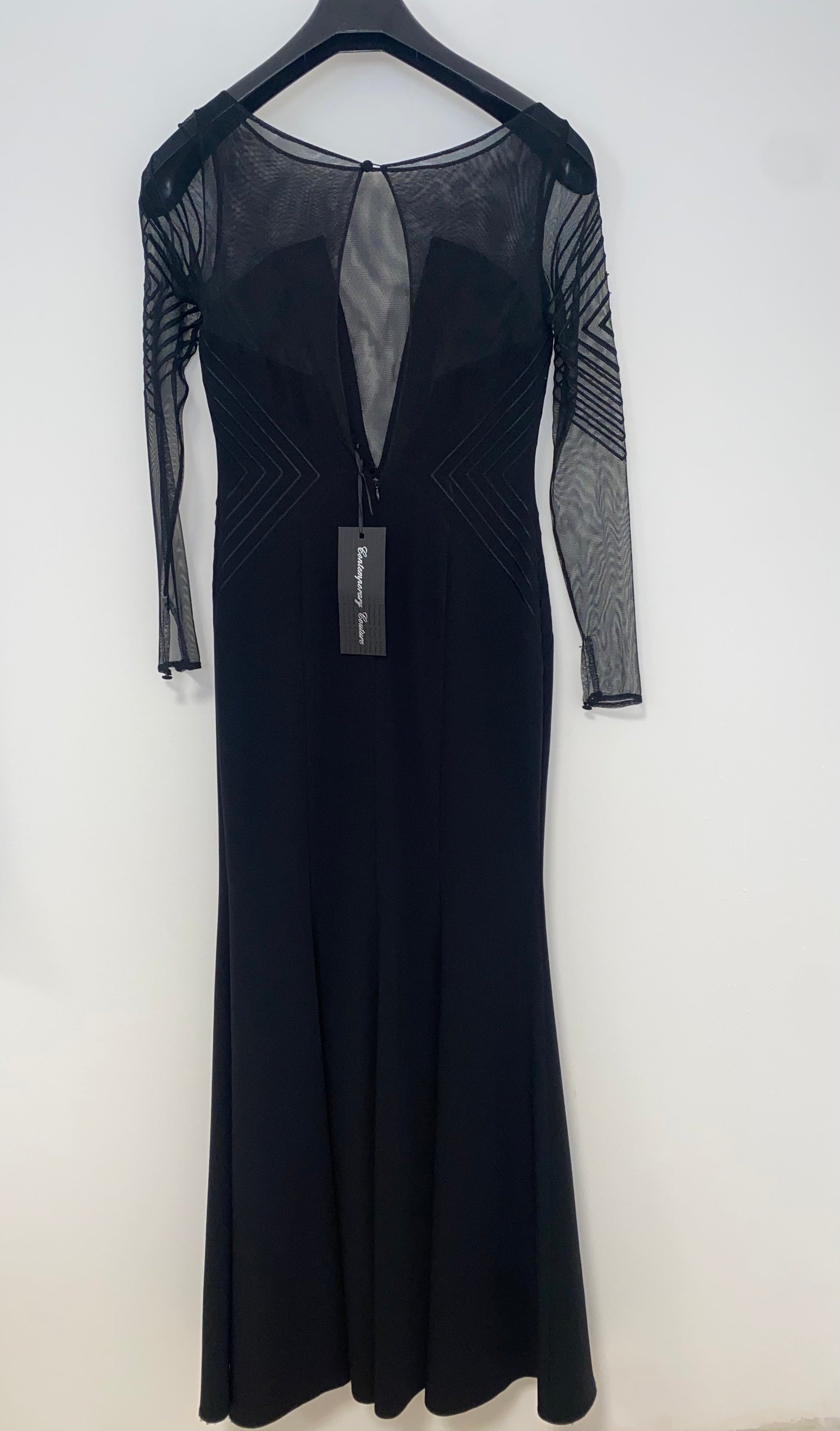 Vestito lungo nero - Contemporary Couture
