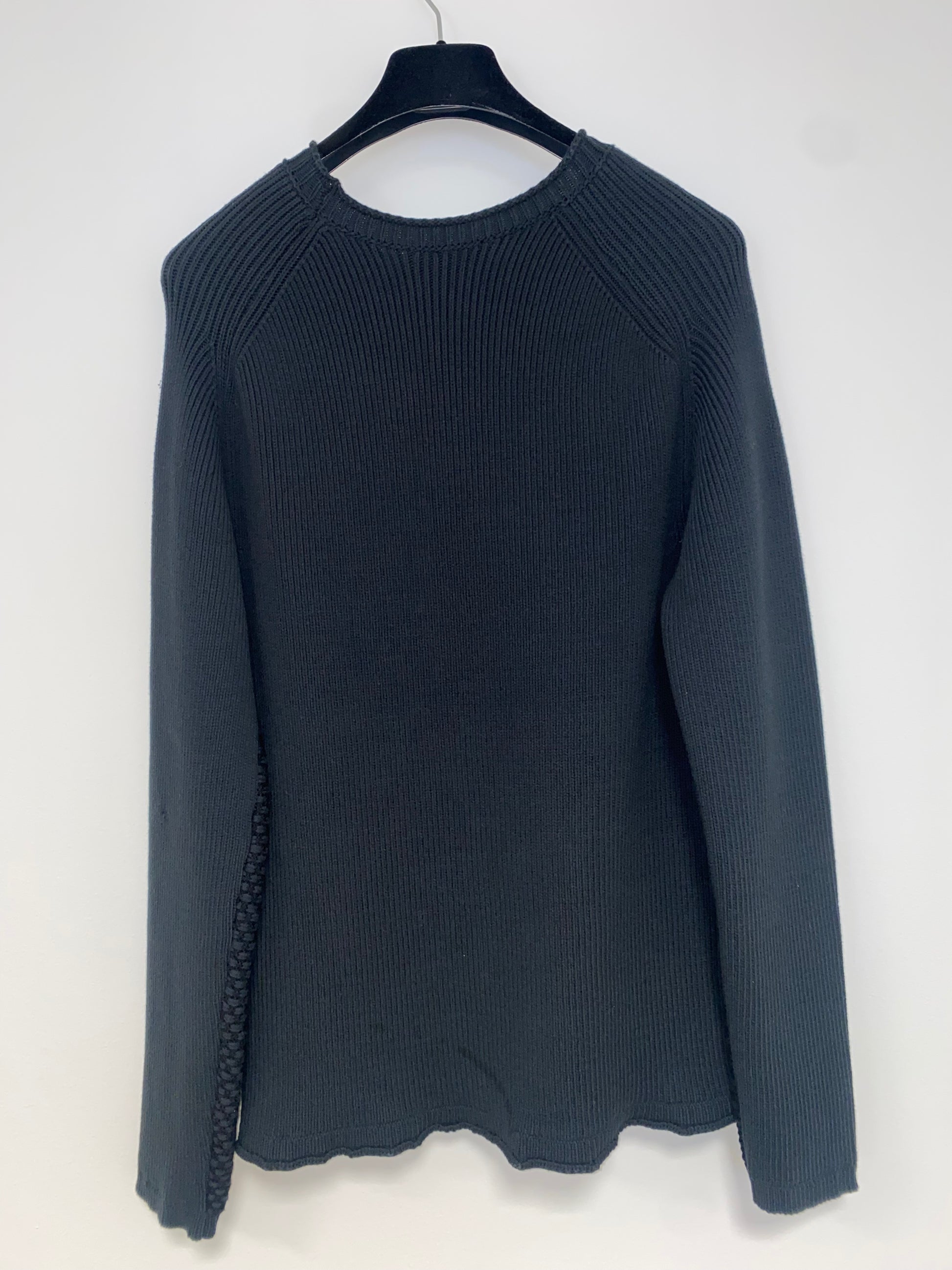 Maglia nera girocollo - Alpha Studio