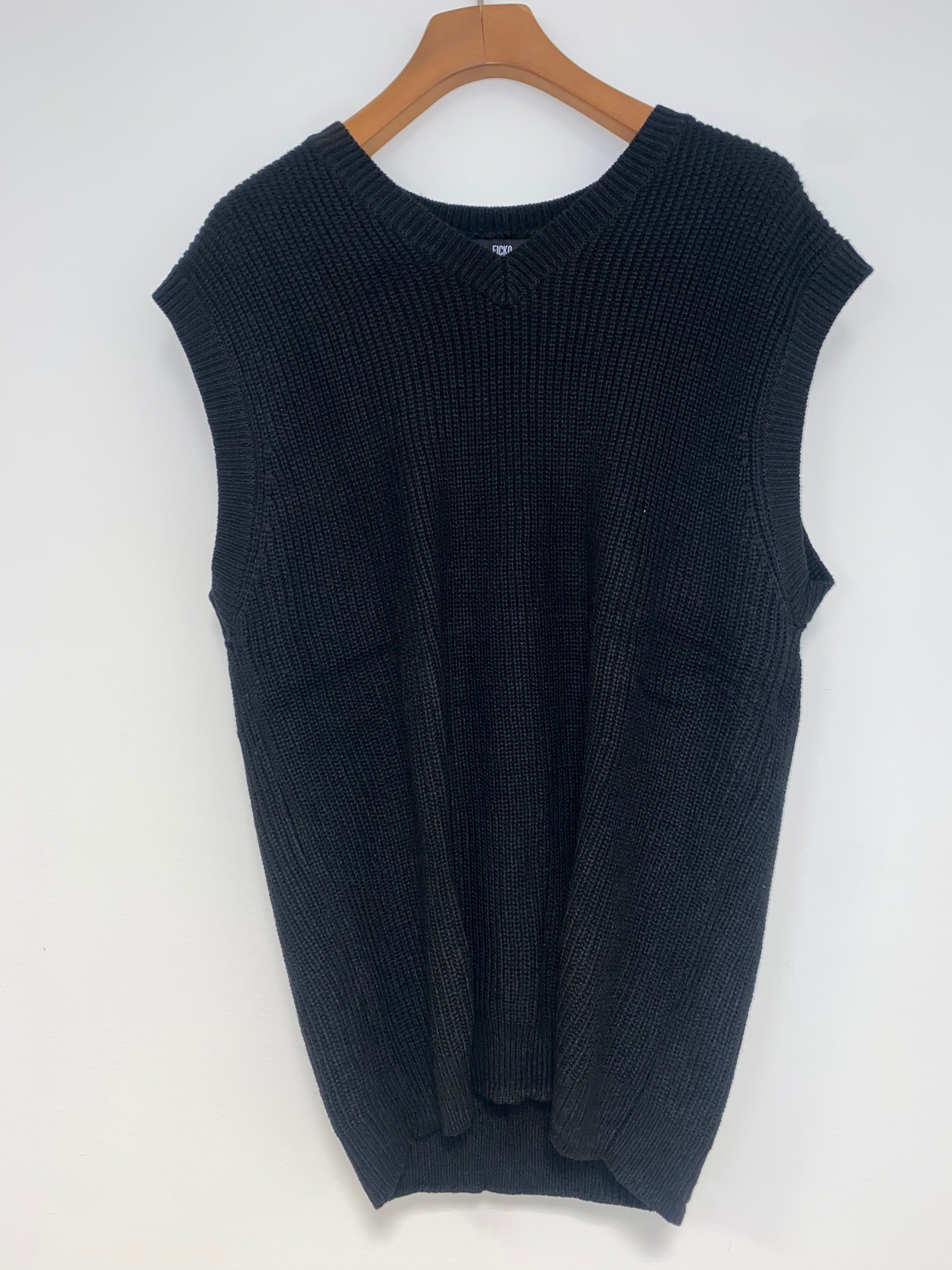 Gilet in poliestere nero - Ficko