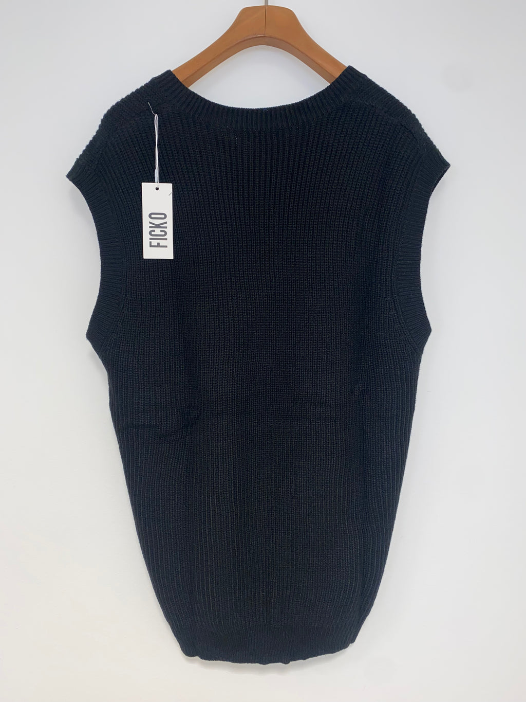 Gilet in poliestere nero - Ficko
