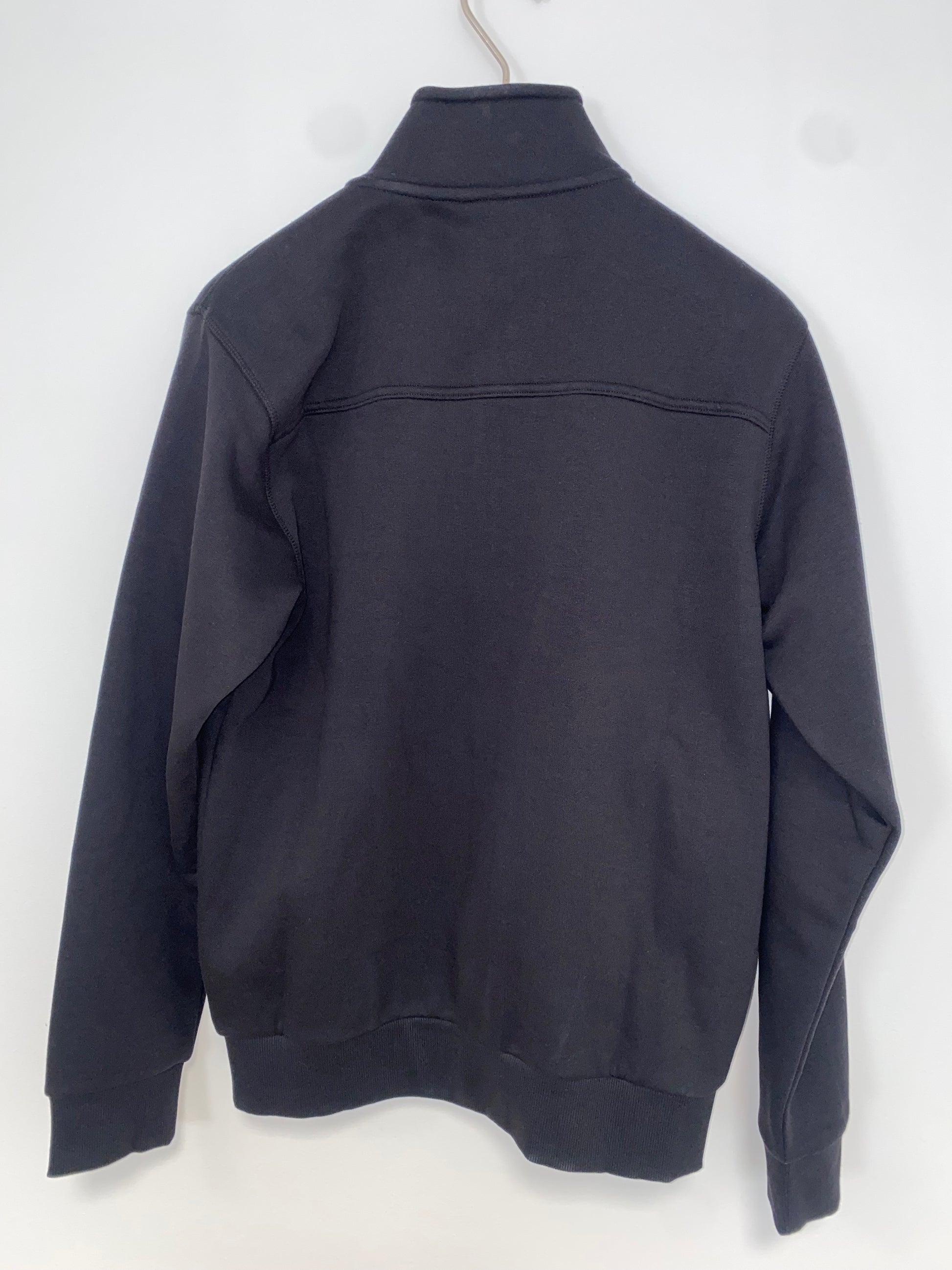 Felpa zip logo nero - U.S. Grand Polo