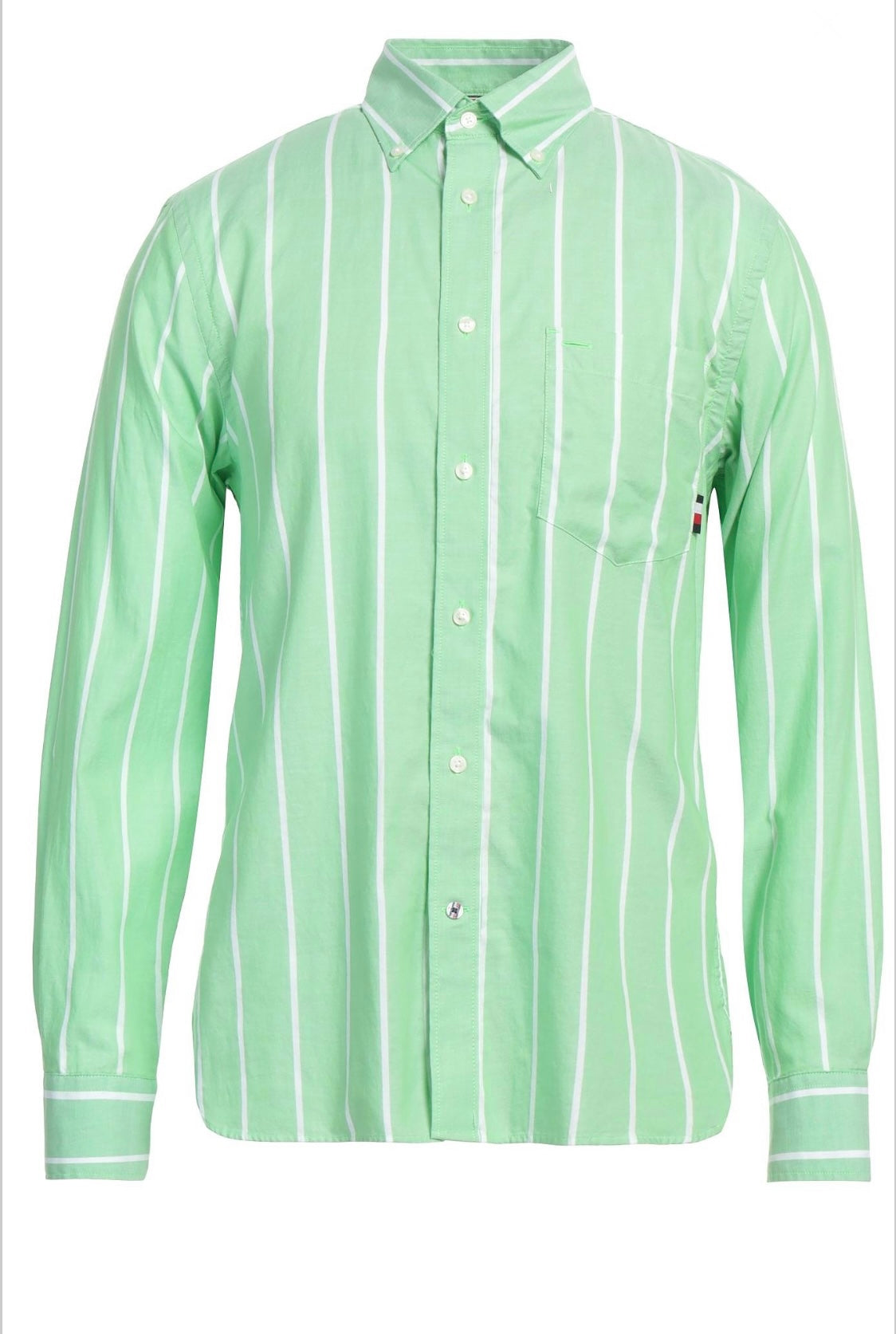Camicia verde a righe - Tommy Hilfiger