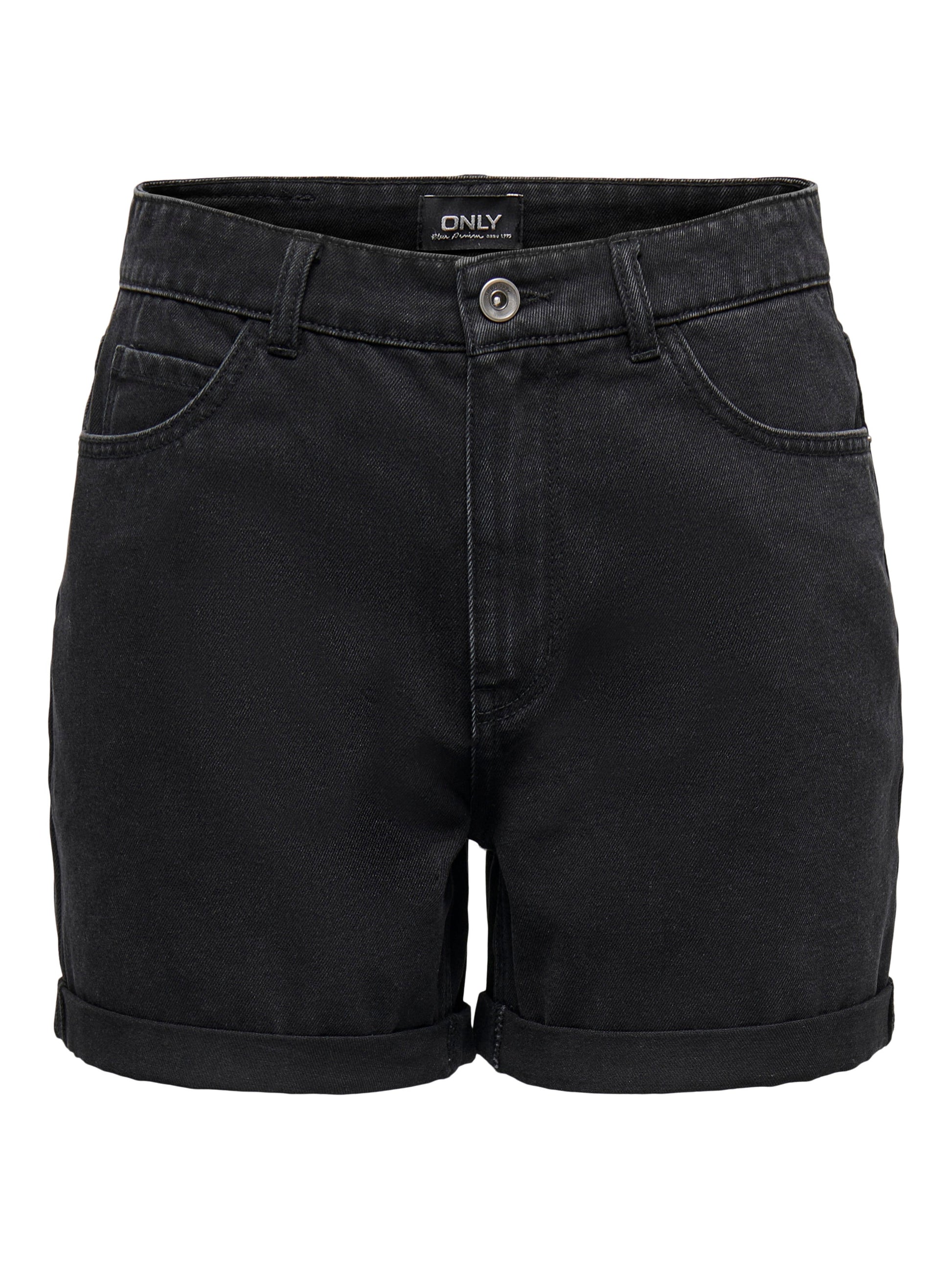 Shorts black denim - Only
